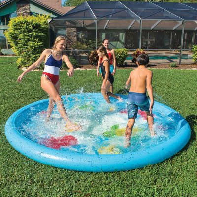 Giant Splash Pad Inflatable 10 Ft Diameter Wading Pool With Sprinkler By Wow World Of Watersports Sam S Club