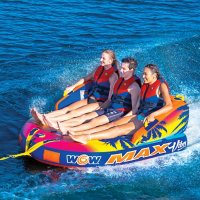 WOW Sports Max Towable Tube for Boating 1 to 3 Person