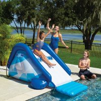 WOW Sports Inflatable Cascade Pool Slide with Sprinklers