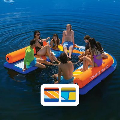 WOW Cosmo Island 10 x 9 Ft. Fun Dock