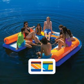 WOW Cosmo Island 10 x 9 Ft. Fun Dock (Assorted Colors)
