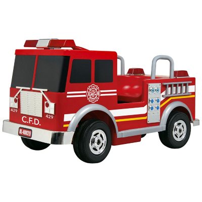 Kids drivable store fire truck