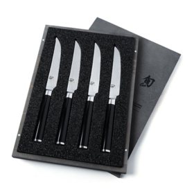 Shun & Kai Classic 4 Piece Steak Knife Set