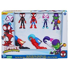 Spidey and Friends Team Spidey Moto Squad Action Figures & Motorcycle Set