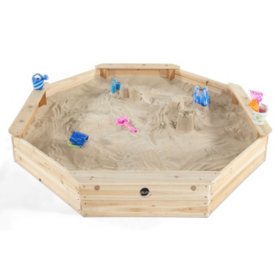 Plum Giant Wooden Sand Pit