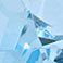 Blue Topaz, variant on Emerald Cut Gemstone Ring in Sterling Silver