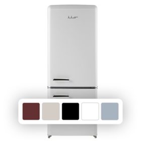 iio 7 Cu. Ft. Retro Refrigerator with Bottom Freezer (Choose Color)