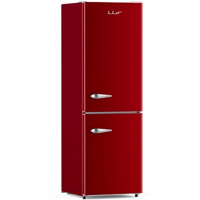 iio Retro-Mod RM1 11-cu ft Bottom-Freezer Refrigerator (Wine Red) ENERGY  STAR in the Bottom-Freezer Refrigerators department at