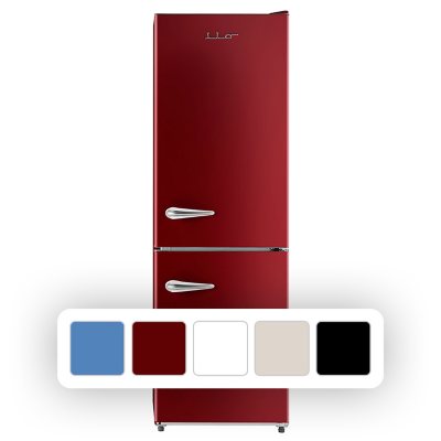 iio 11 Cu. Ft. Retro Refrigerator w/ Bottom Freezer (Choose Color