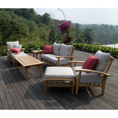 Sonoma Teak 7-Piece Deep Seating Set