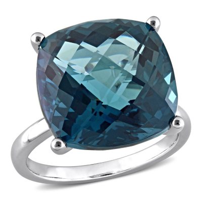 Blue topaz clearance cocktail rings