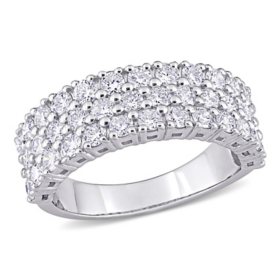 Allura 1.68 CT. T.W. Diamond Triple-Row Semi-Eternity Anniversary Band in 14K Gold