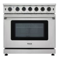 Thor Kitchen 36" Freestanding Gas Range with Convection