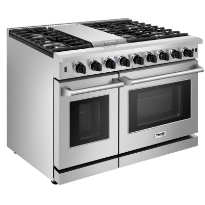 48 Inch Professional Gas Rangetop in Stainless Steel - THOR Kitchen