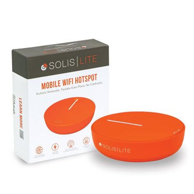 Solis Lite 4G LTE Global Wi-Fi Hotspot + 15GB of USA Data