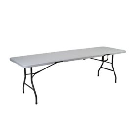 Maxchief 8' Fold-in-Half Table, White