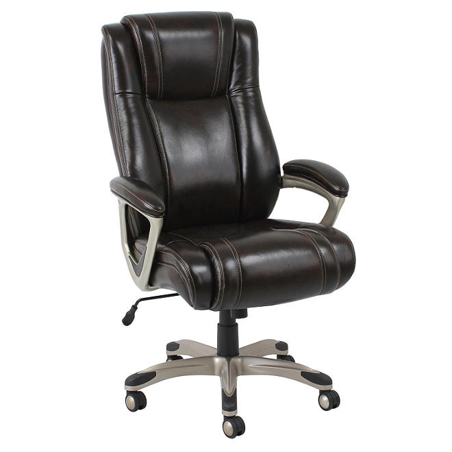 Barcalounger Big & Tall Executive Chair, Brown (Supports up to 350 lbs.)