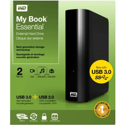 WD My Book 2 TB External USB 3.0 and USB 2.0 drive - Sam's Club