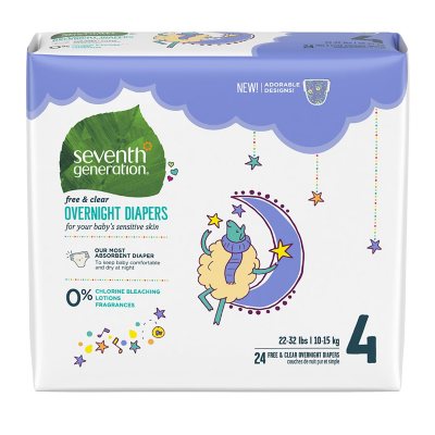 Huggies Overnites Nighttime Baby Diapers (Sizes: 3-7) - Sam's Club