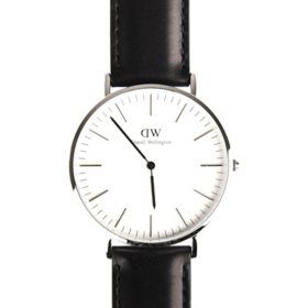 Daniel Wellington Classic Sheffield Black Leather Watch