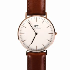 Daniel Wellington Classic St. Mawes Quartz Brown Leather Watch