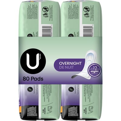 KOTEX SANITARY PADS OVERNIGHT MAXI REGULAR 40 CT EACH (1)