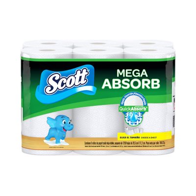 Absorbent Member's Mark mega roll towels -150 towels —