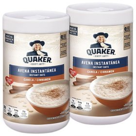 Quaker Instant Cinnamon Oats 40.8 oz., 2 pk.