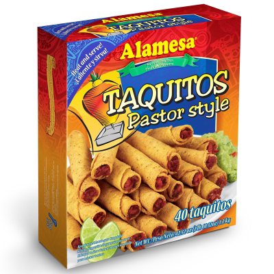 Alamesa Taquitos Pastor 2.6 lbs. 40 pc. Sam's Club