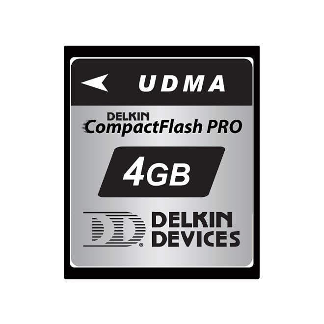 Delkin UDMA Compact Flash Pro Memory Card - 4GB