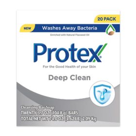 Protex Deep Clean Bar Soap (3.7 oz., 20 pk.)