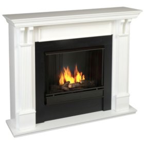 Column Ventless Fireplace White Sam S Club