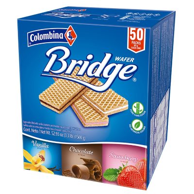 Colombina Bridge Wafer (50 ct.)