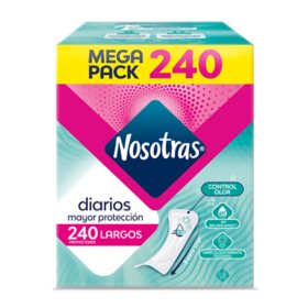 Nosotras Long Pantiliners Mega Pack, 240 ct.