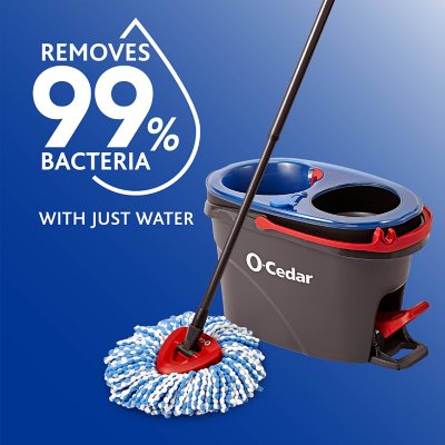 O-Cedar EasyWring RinseClean Spin Mop and Bucket online System