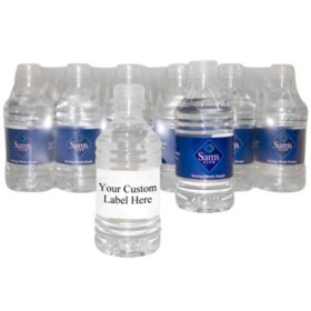 Custom Labeled Natural Spring Water Pallet, 16.9 oz. bottles, 72 cases