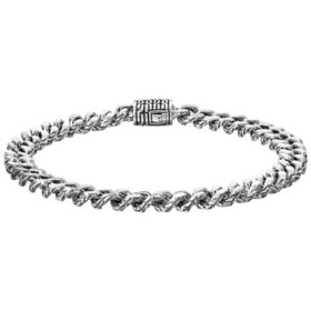 John Hardy Curb Chain Bracelet in Sterling Silver