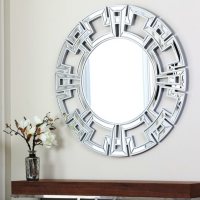 Ravena Silver Round Wall Mirror