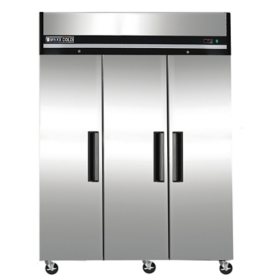 Maxx Cold X-Series Triple Door Commercial Reach-In Upright Refrigerator in Stainless Steel (72 cu. ft.)