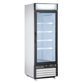 Maxx Cold X-Series Single Door Upright Merchandiser Freezer (23 cu. ft.)