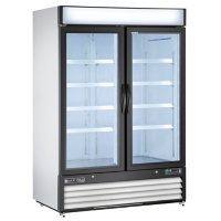 Maxx Cold X-Series Double Door Upright Merchandiser Freezer, (48 cu. ft.)
