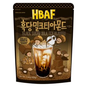 HBAF Black Sugar Milk Tea Almonds, 17.64 oz.