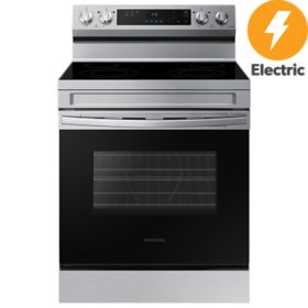 Samsung 6.3 Cu. Ft. Smart Freestanding Electric Range with Steam Clean