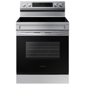 Samsung 6.3 cu. ft. Smart Freestanding Electric Range with Steam Clean