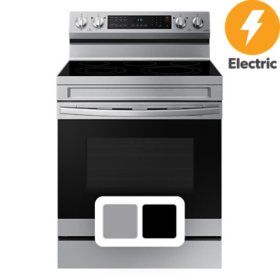 Samsung 6.3 cu. ft. Freestanding Electric Smart Range (Choose Color) 