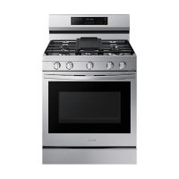 Samsung 6.0 cu. ft. Smart Freestanding Gas Range with No-Preheat Air Fry, Convection+ & Stainless Cooktop