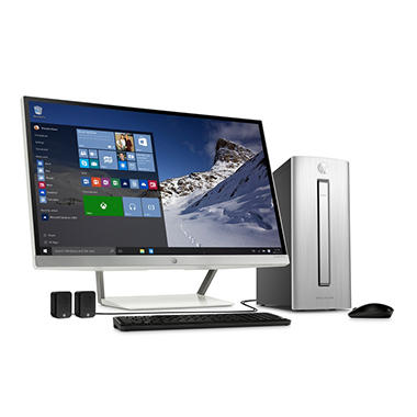 HP Desktop Bundle with 27″ IPS LED Monitor, 6th Gen Core i7-4770, 12GB RAM, 2 TB HDD