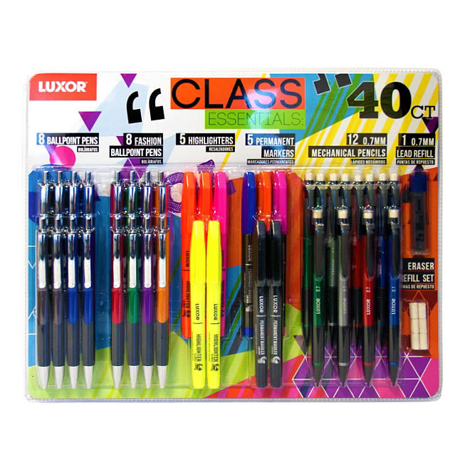 Luxor 40-Piece Class Essentials Pack