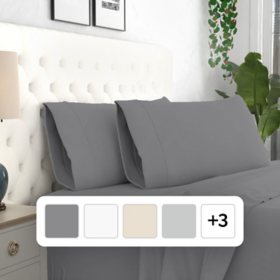 Ultimate Percale Cool and Breathable 100% Cotton Pillowcases, Assorted Colors and Sizes