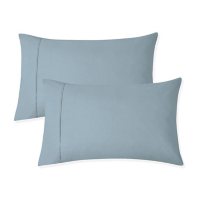 Organic Cotton Brushed Percale Cool & Breathable Pillowcases (Assorted Sizes and Colors)